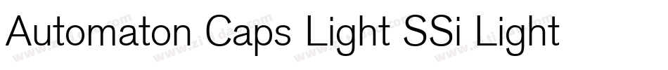 Automaton Caps Light SSi Light字体转换